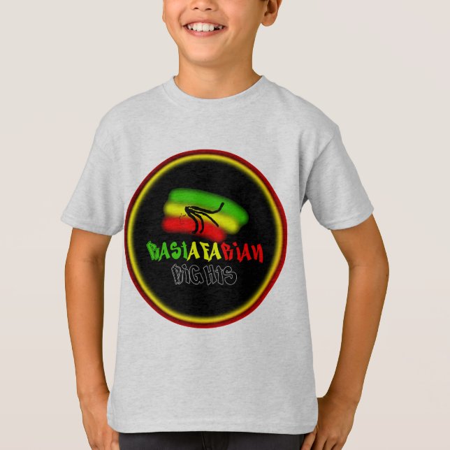 Camiseta Logo de Rastarfarian Rights (Anverso)