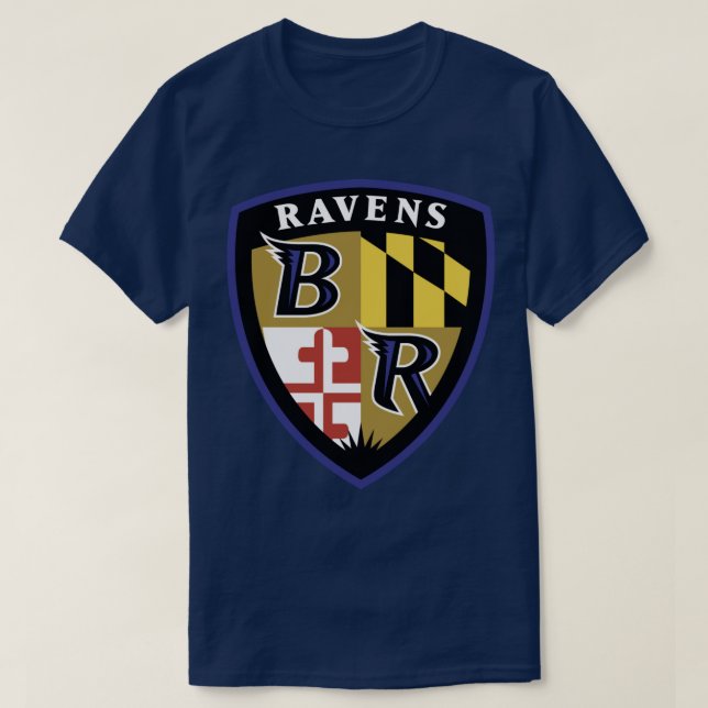 CAMISETA LOGO DE RAVENS (Diseño del anverso)
