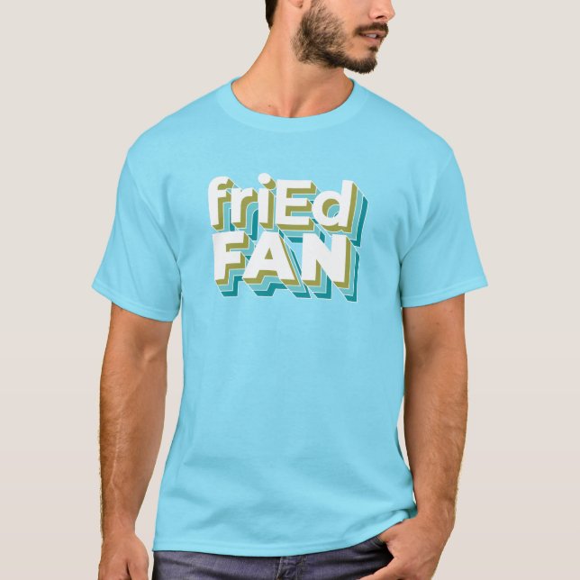 Camiseta Logo de riEdFan en turquesa (Anverso)