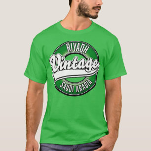 Camiseta Logo de Riyadh Arabia Saudita Vintage