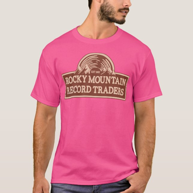 Camiseta Logo De Rocky Mountain Record Traders - La vida es (Anverso)