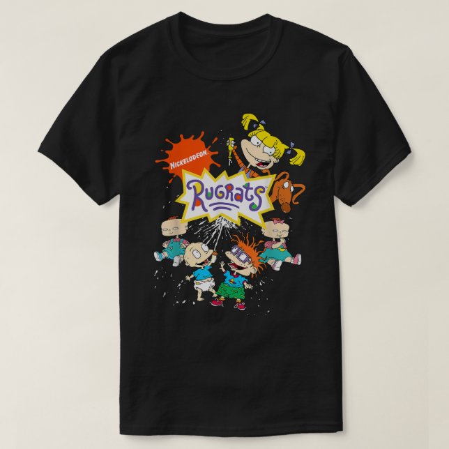 Camiseta Logo De Rugrats Con Logo De Nick Y Caracteres De R (Diseño del anverso)