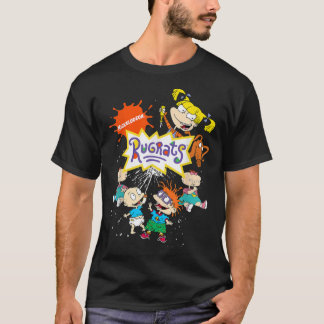 Camiseta Logo De Rugrats Con Logo De Nick Y Caracteres De R
