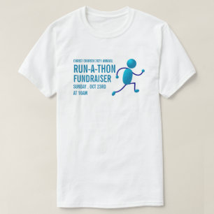 Camiseta Logo de Runner, evento de carreras benéficas