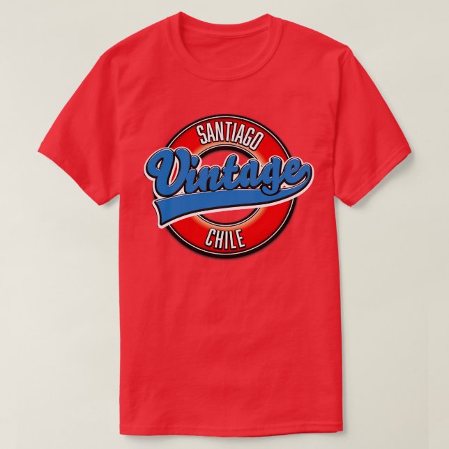 Camiseta Logo de Santiago Chile (Diseño del anverso)