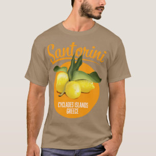 Camiseta Logo de Santorini Grecia