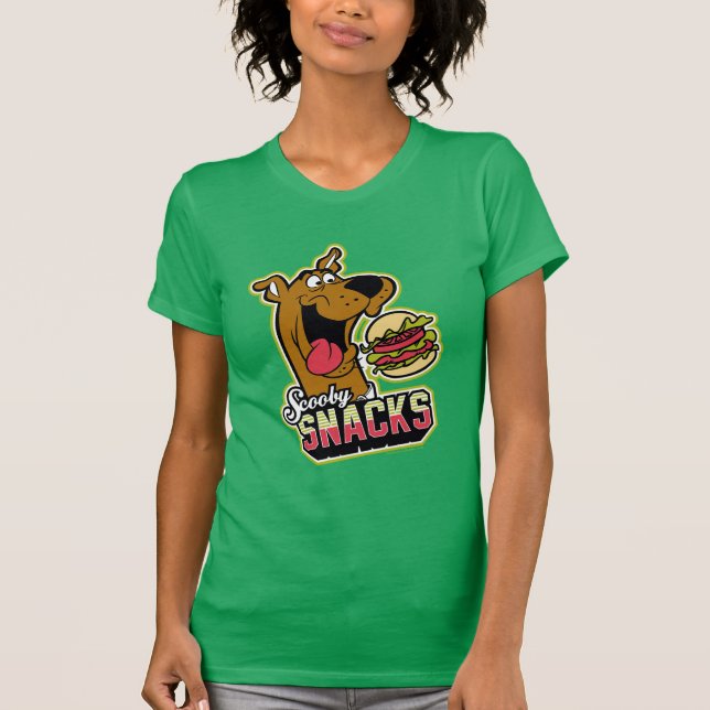 Camiseta Logo de Scooby-Doo "Snacks Scooby" (Anverso)