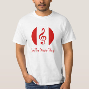 Camiseta Logo de Scott Ruhs y ¡Dejen que la música toque!