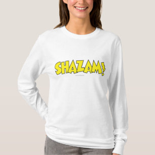 Camiseta Logo de Shazam amarillo