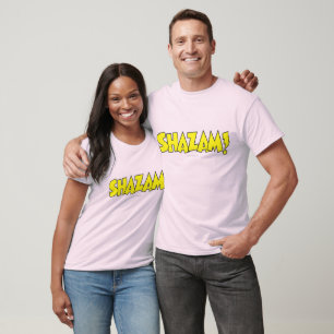 Camiseta Logo de Shazam Amarillo