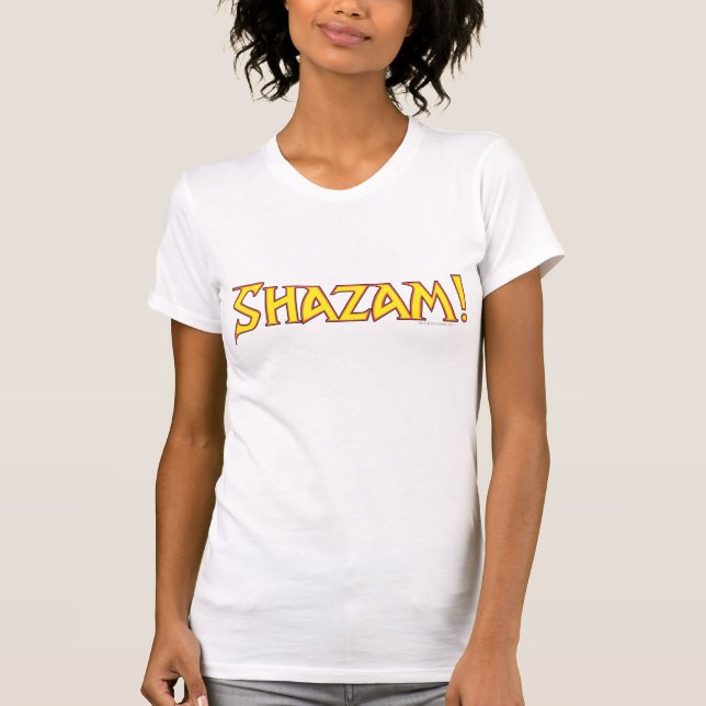 Camiseta Logo de Shazam amarillo/rojo (Anverso)