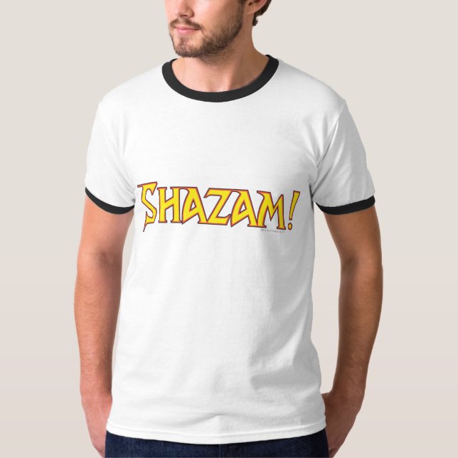 Camiseta Logo de Shazam amarillo/rojo (Anverso)