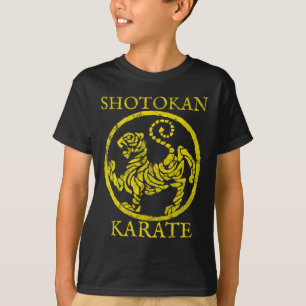 Camiseta Logo de Shotokan Karate Vintage con problemas de K