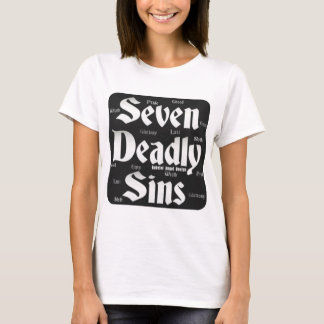 Camiseta Logo de Siete Pecados Mortales