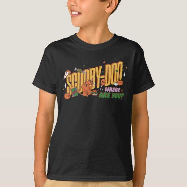 Camiseta Logo de Snack de Halloween de Scooby-Doo (Anverso)