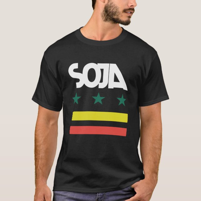 Camiseta Logo de SOJA Arte musical Clásico (Anverso)