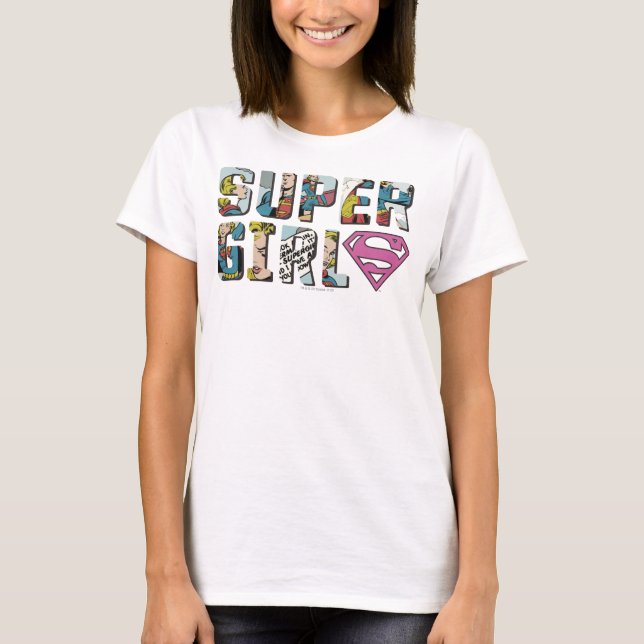 Camiseta Logo de Supergirl Comic (Anverso)