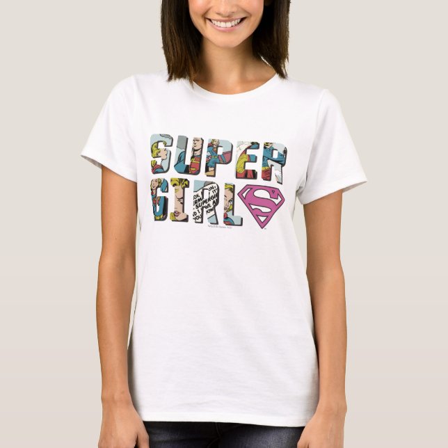 Camiseta Logo de Supergirl Comic (Anverso)