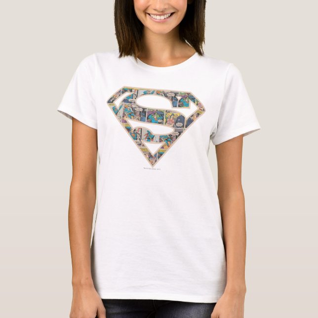 Camiseta Logo de Supergirl Comic Strip (Anverso)