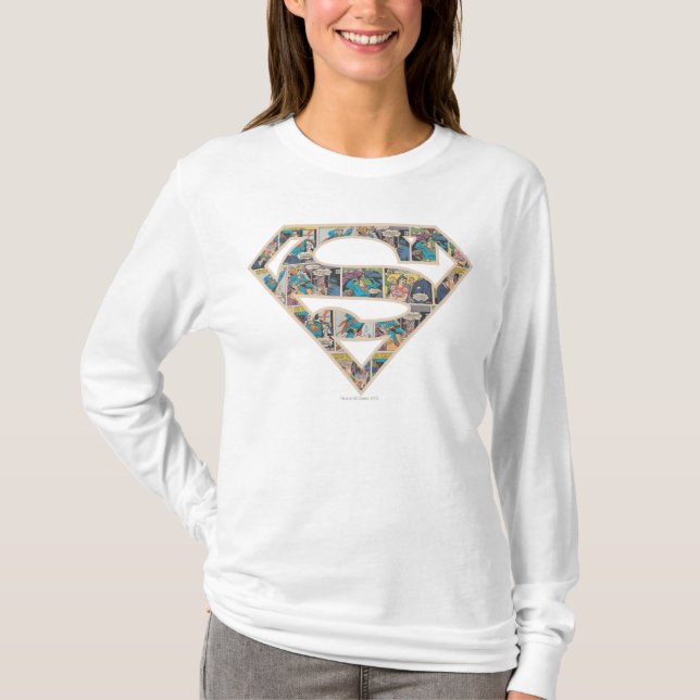 Camiseta Logo de Supergirl Comic Strip (Anverso)