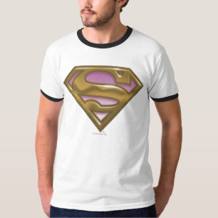 Camiseta Logo de Supergirl Golden
