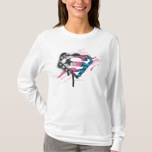 Camiseta Logo de Supergirl Hearts