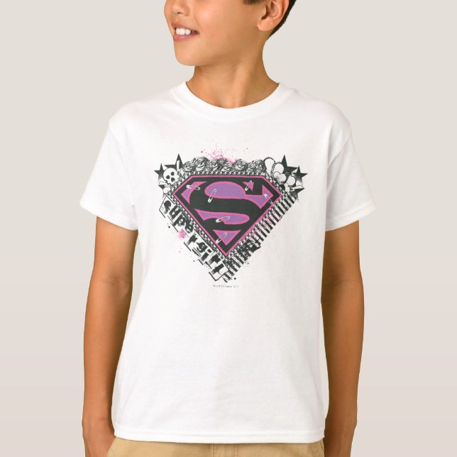Camiseta Logo de Supergirl Pins (Anverso)