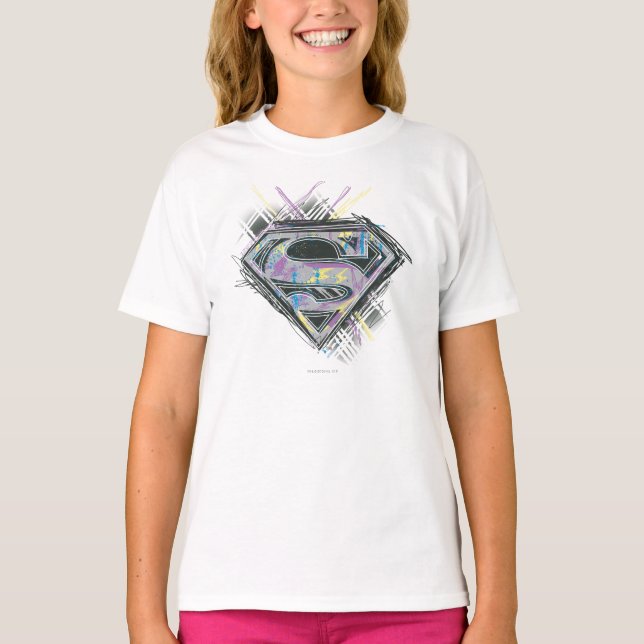 Camiseta Logo de Supergirl Scribbles (Anverso)