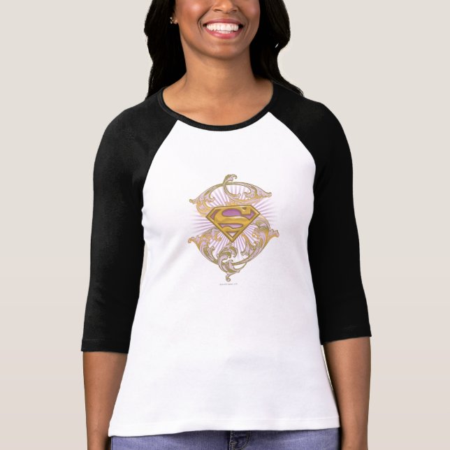 Camiseta Logo de Supergirl Starbust (Anverso)