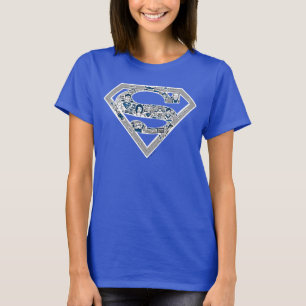 Camiseta Logo de Superman Doodle Art