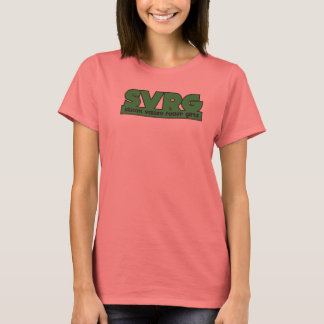Camiseta Logo de T-Shirt SVRG para mujeres Ringer