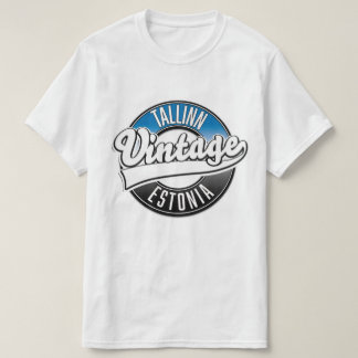 Camiseta Logo de Tallín Estonia vintage