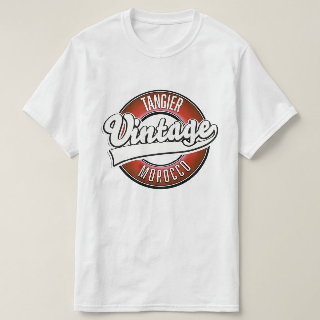 Camiseta Logo de Tangier Morocco (Diseño del anverso)