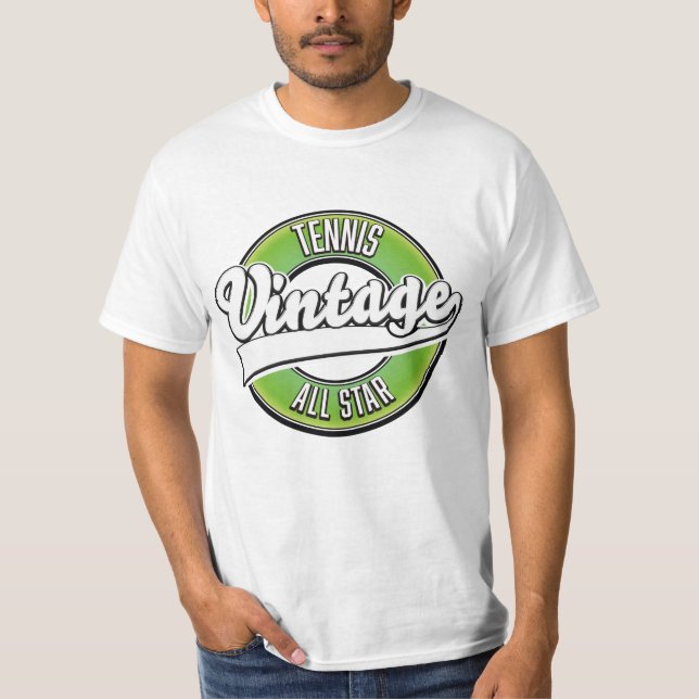 Camiseta Logo de Tennis Vintage All (Anverso)