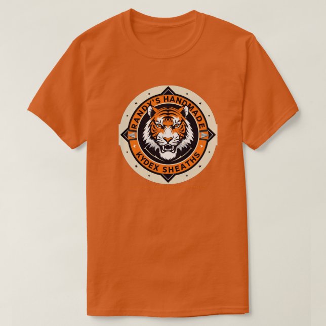 Camiseta Logo de Tiger para las Sheath de Randy's Handmade  (Diseño del anverso)