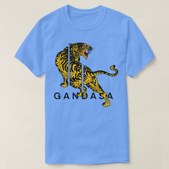 CAMISETA LOGO DE TIGRE DE GANDASA (Diseño del anverso)