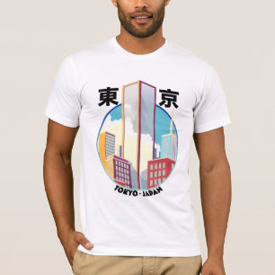 Camiseta Logo de Tokyo Japan Cityscape