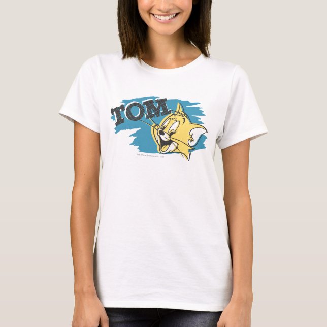 Camiseta Logo de Tom Blue y Yellow (Anverso)