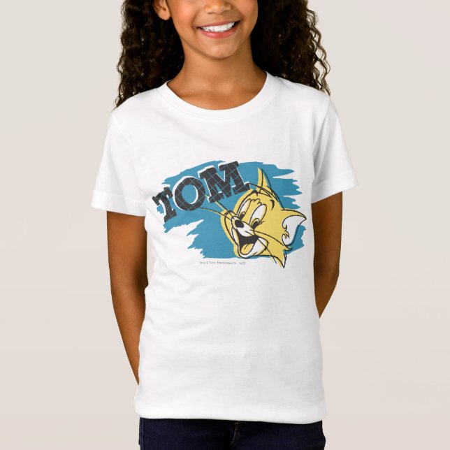 Camiseta Logo de Tom Blue y Yellow (Anverso)