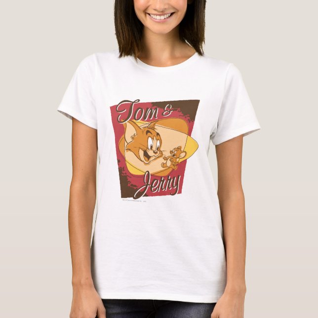 Camiseta Logo de Tom y Jerry 2 (Anverso)
