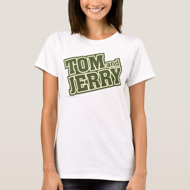 Camiseta Logo de Tom y Jerry 3 (Anverso)