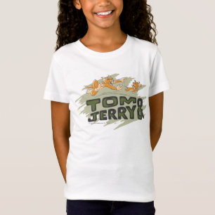 Camiseta Logo de Tom y Jerry Chase