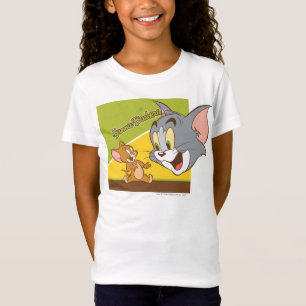 Camiseta Logo de Tom y Jerry Hanna Barbera