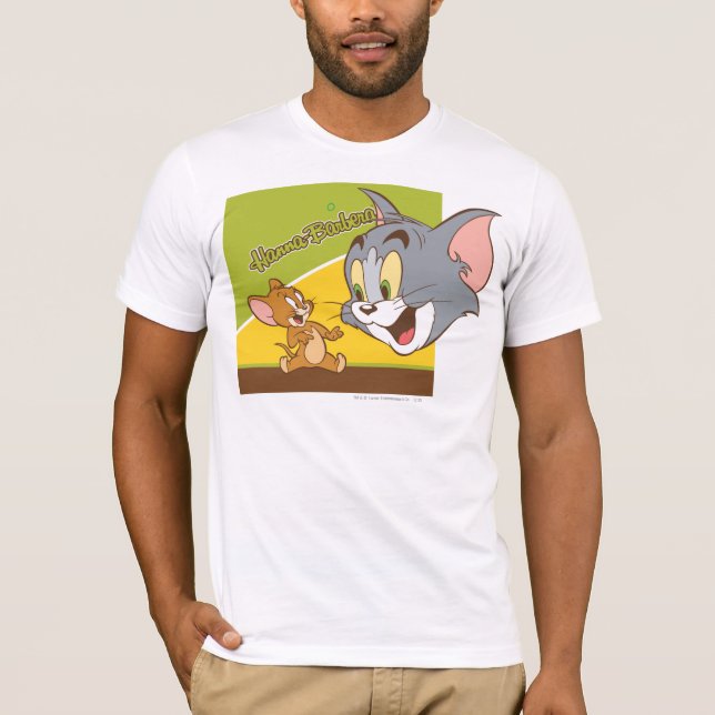 Camiseta Logo de Tom y Jerry Hanna Barbera (Anverso)
