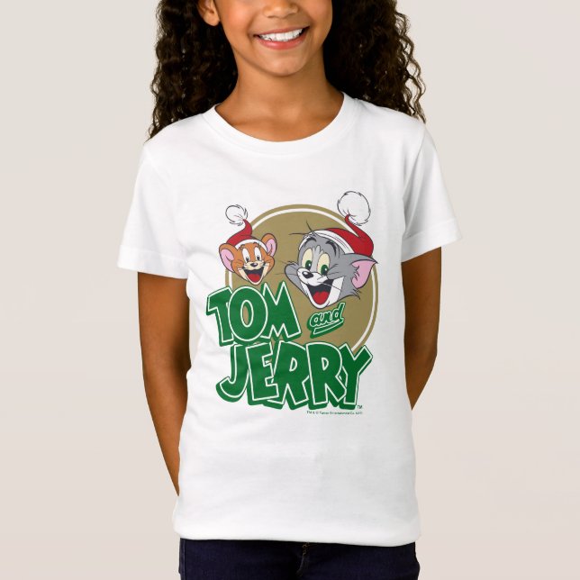Camiseta Logo de Tom y Jerry Holiday (Anverso)