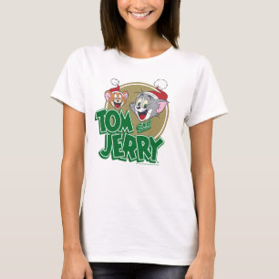 Camiseta Logo de Tom y Jerry Holiday