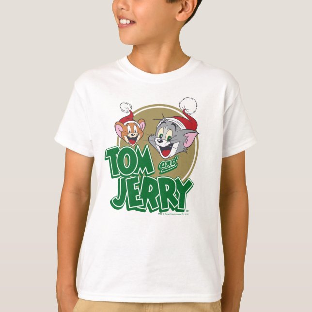 Camiseta Logo de Tom y Jerry Holiday (Anverso)