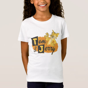 Camiseta Logo de Tom y Jerry Mouse en Paw