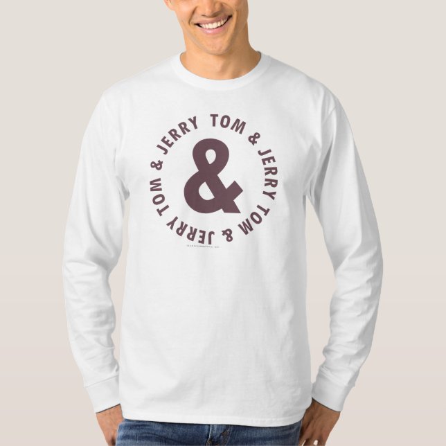 Camiseta Logo de Tom y Jerry Round 8 (Anverso)