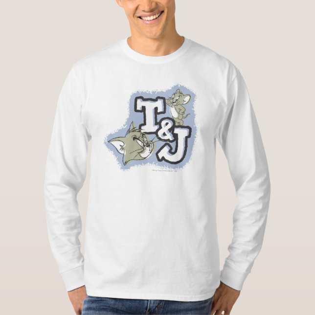 Camiseta Logo de Tom y Jerry T&J (Anverso)